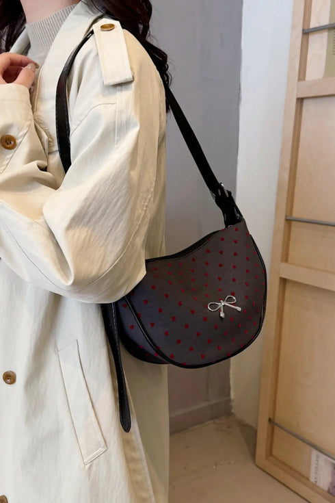 'Jolene' Bowknot Polyester Crossbody Bag - Celes Fashion